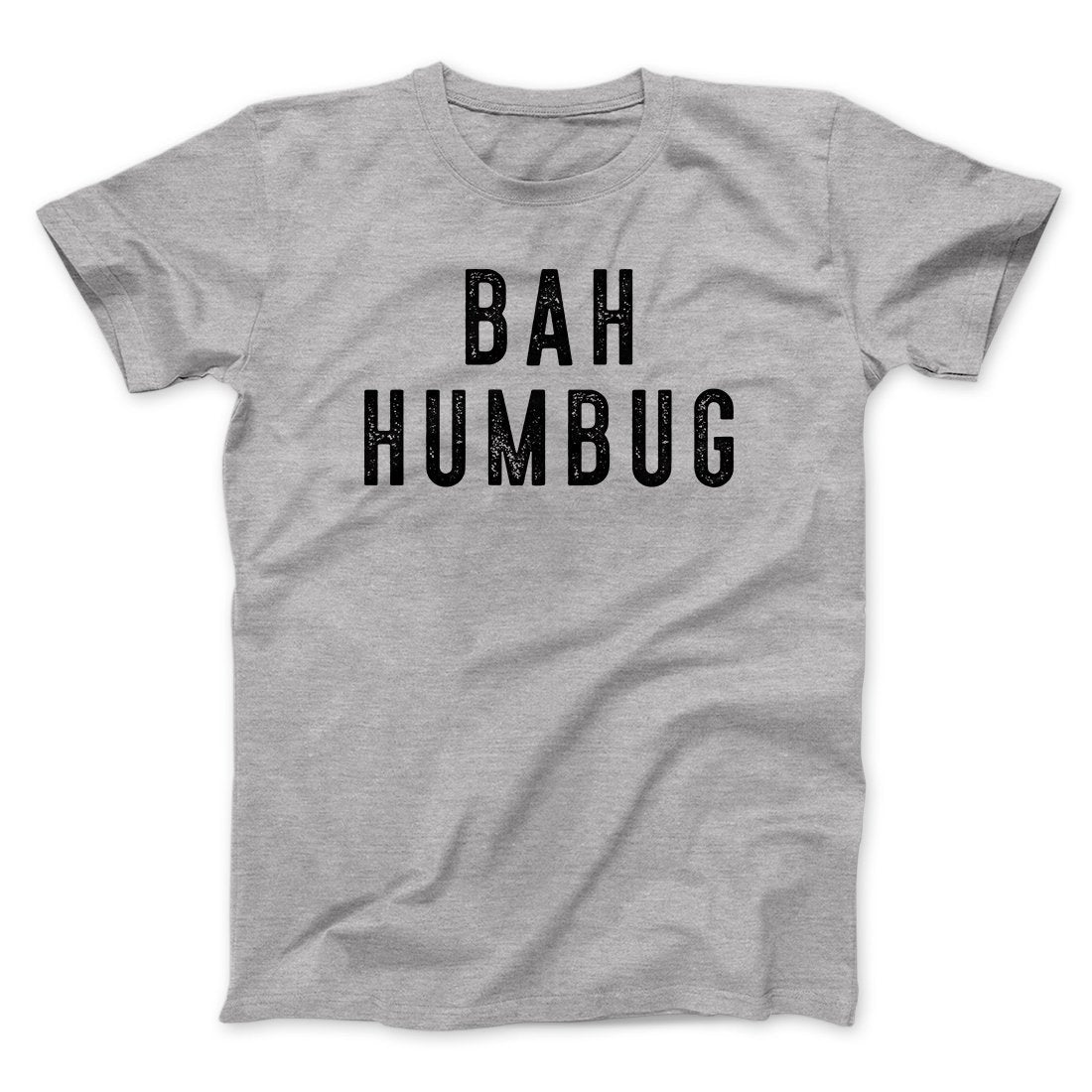 Bah Humbug Ebenezer Scrooge Funny Movie Unisex T-Shirt - Soft Cotton Crew Neck