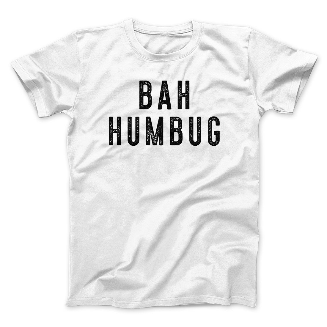 Bah Humbug Ebenezer Scrooge Funny Movie Unisex T-Shirt - Soft Cotton Crew Neck