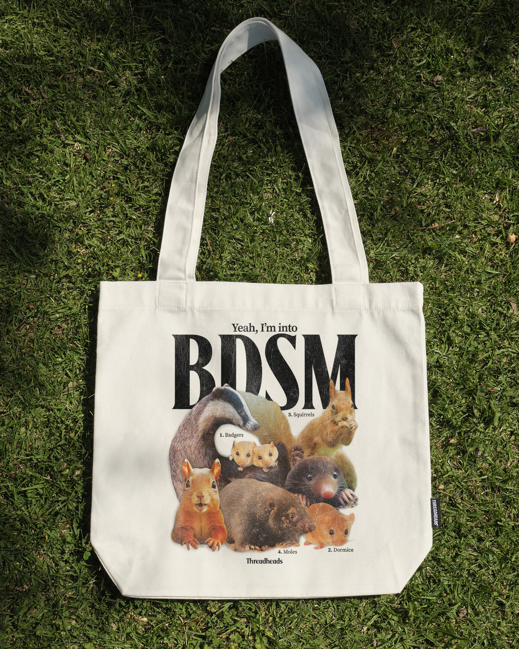 BDSM Tote Bag - Premium 100% Cotton Canvas with Reinforced Straps