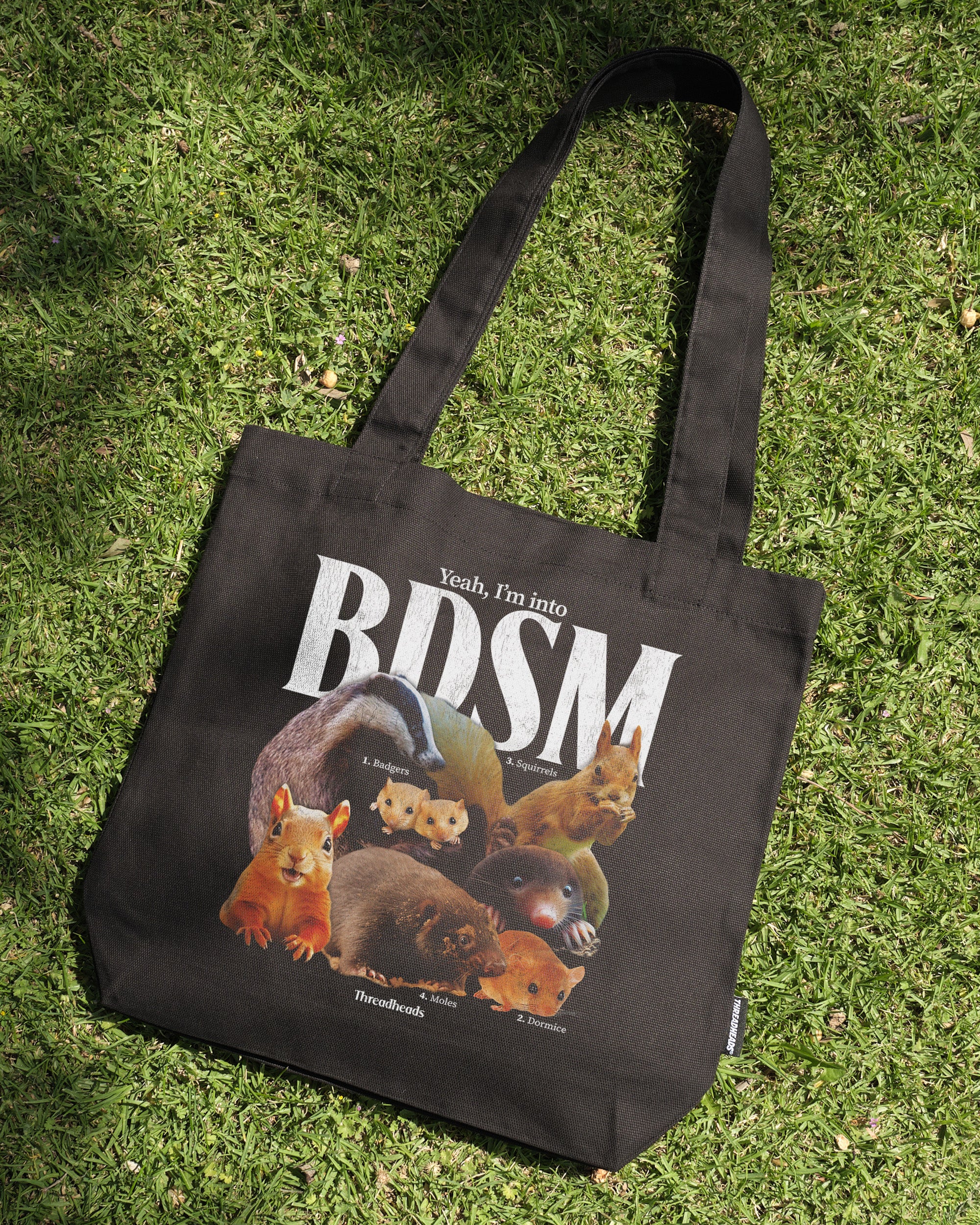BDSM Tote Bag - Premium 100% Cotton Canvas with Reinforced Straps