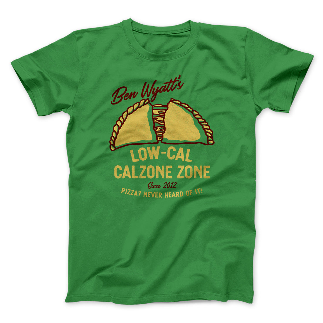 Ben Wyatt's Low Cal Calzone Zone Unisex T-Shirt - Soft Cotton Crew Neck Tee