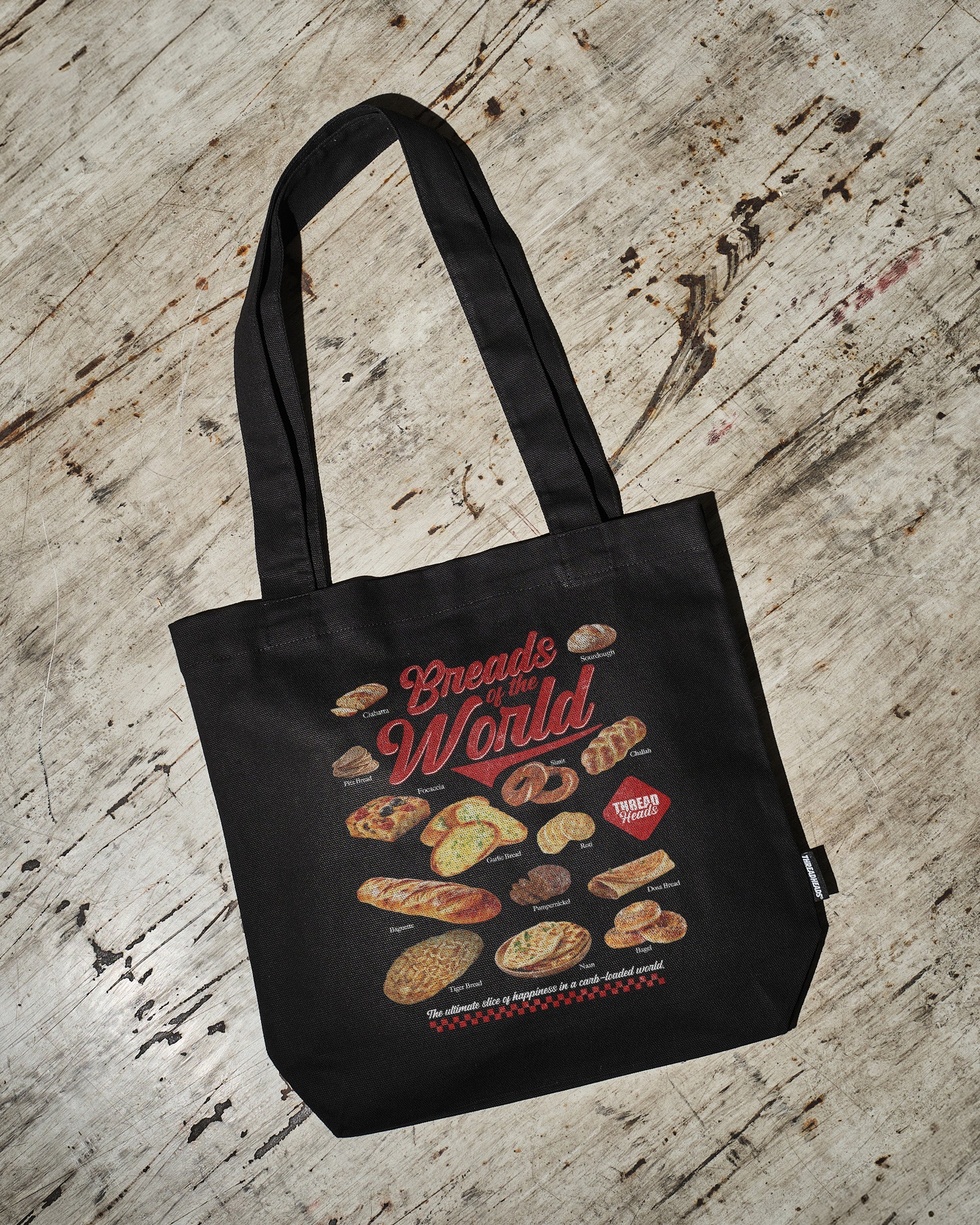 Breads of the World Tote Bag - Premium 100% Cotton Canvas