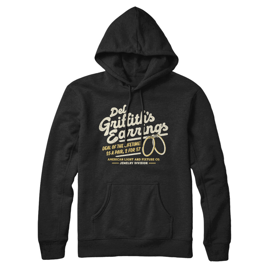 Del Griffith's Earrings Hoodie