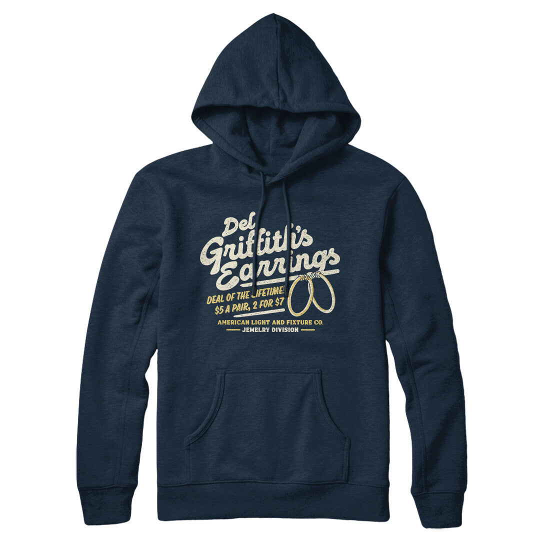 Del Griffith's Earrings Hoodie