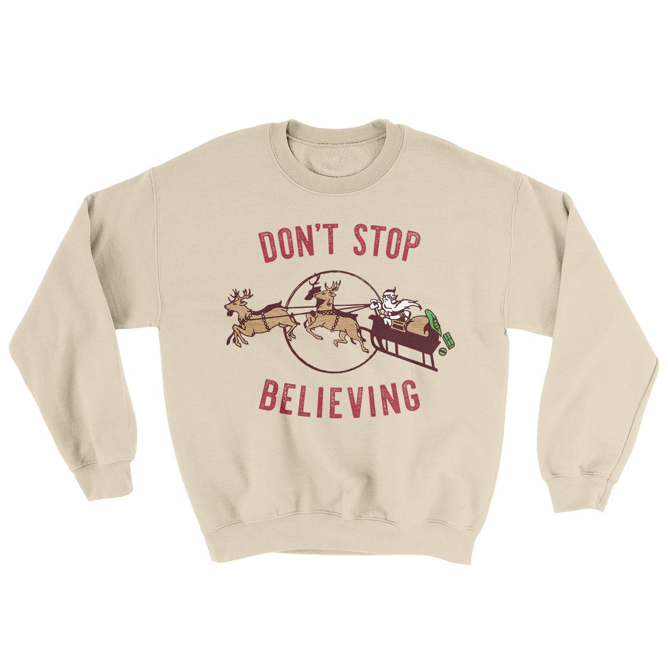 Don't Stop Believing Men/Unisex Ugly Sweater