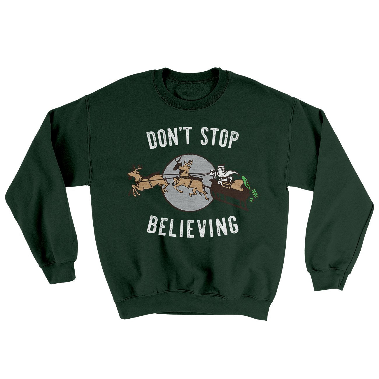 Don't Stop Believing Men/Unisex Ugly Sweater