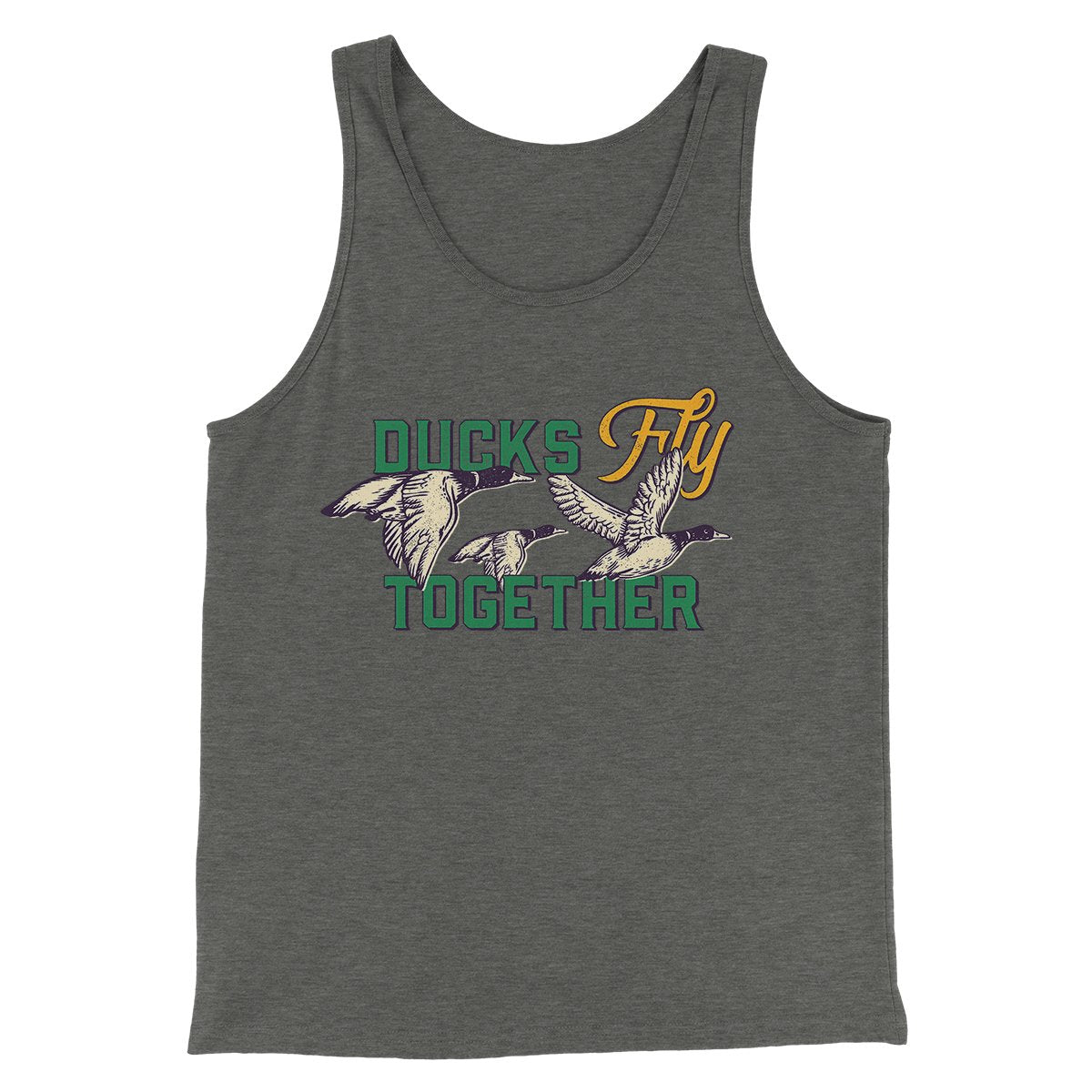 Ducks Fly Together Funny Movie Men/Unisex Tank Top