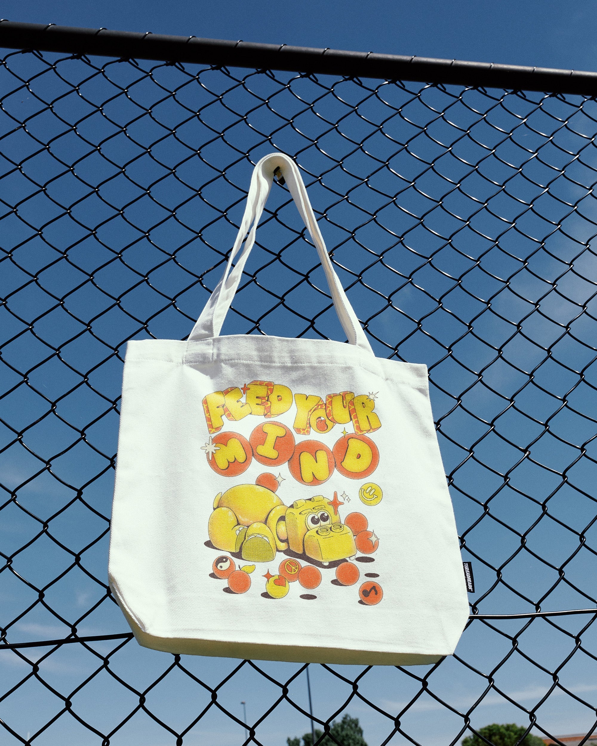 Feed Your Mind Tote Bag - Premium 100% Cotton Canvas