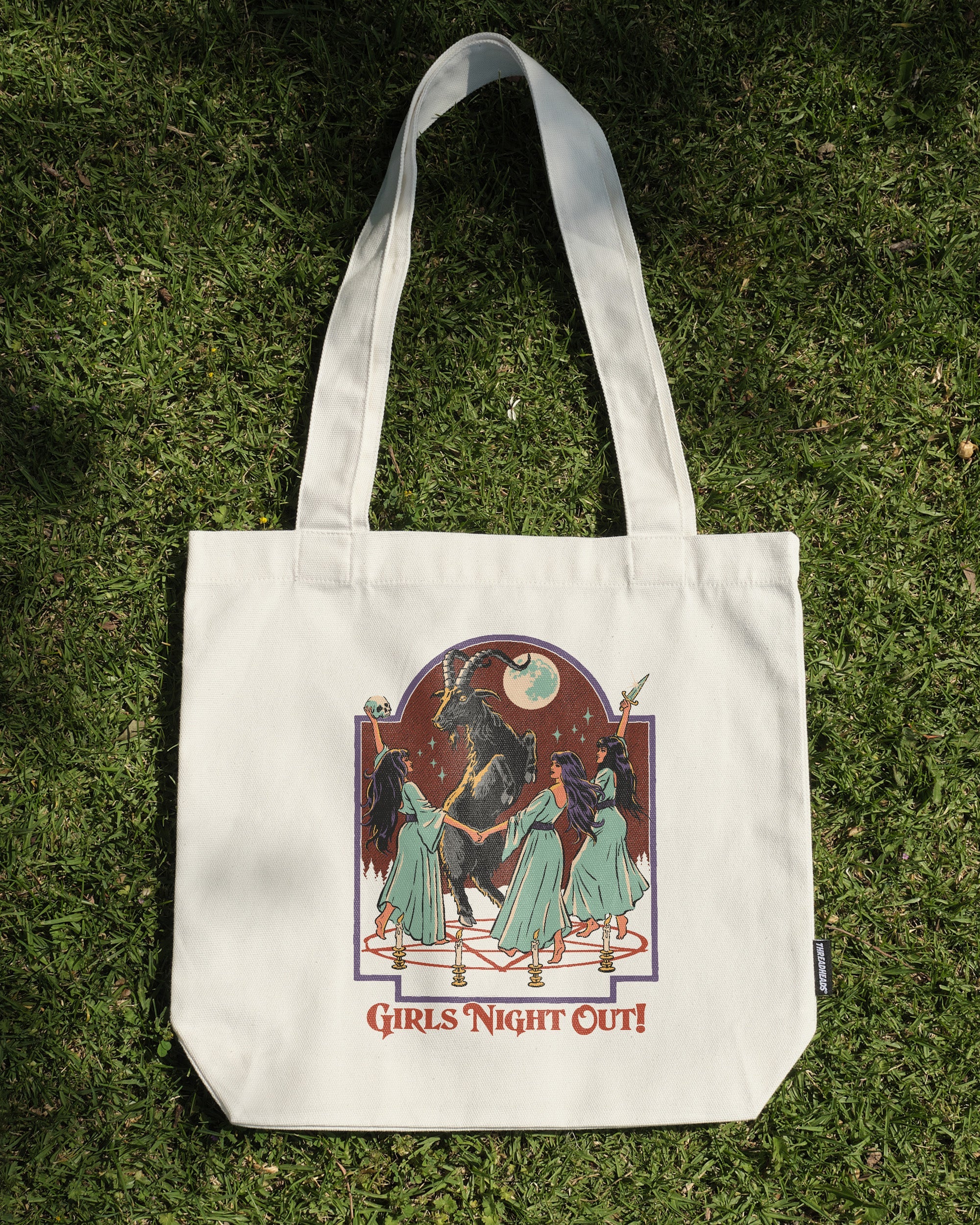 Girls Night Out Tote Bag by Steven Rhodes - Premium 100% Cotton Canvas