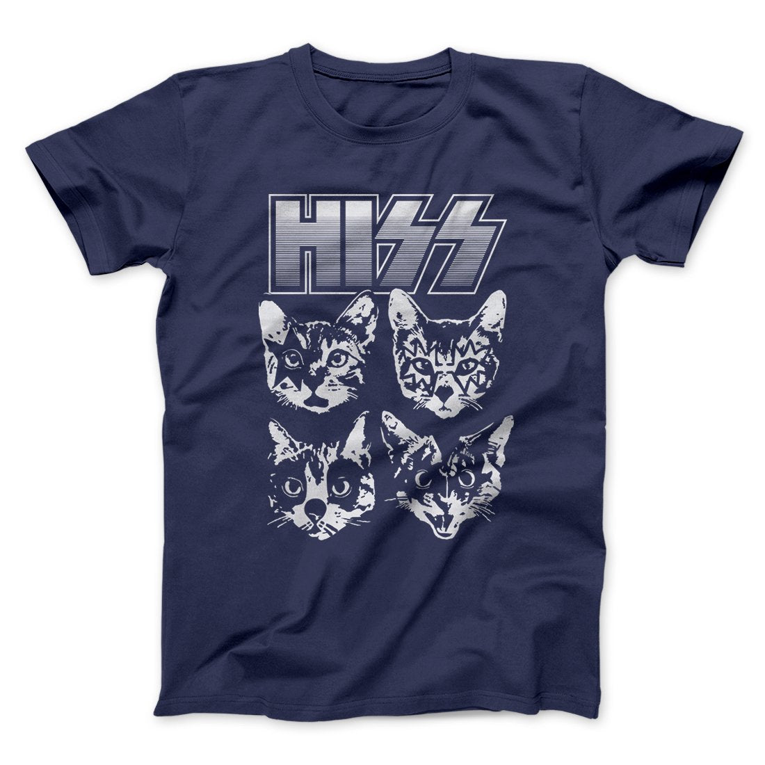 Hiss Men/Unisex T-Shirt - Soft Combed Ringspun Cotton Crew Neck Tee