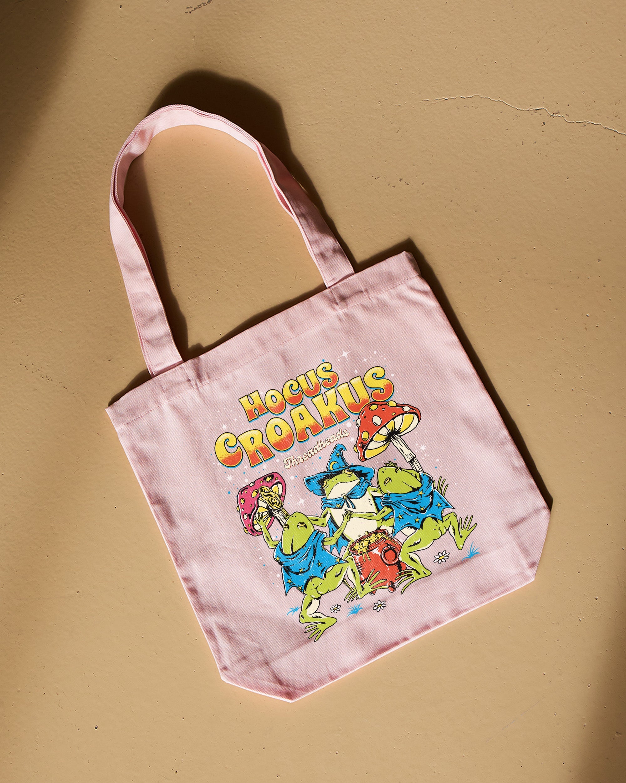 Hocus Croakus Tote Bag - Premium 100% Cotton Canvas with Reinforced Straps