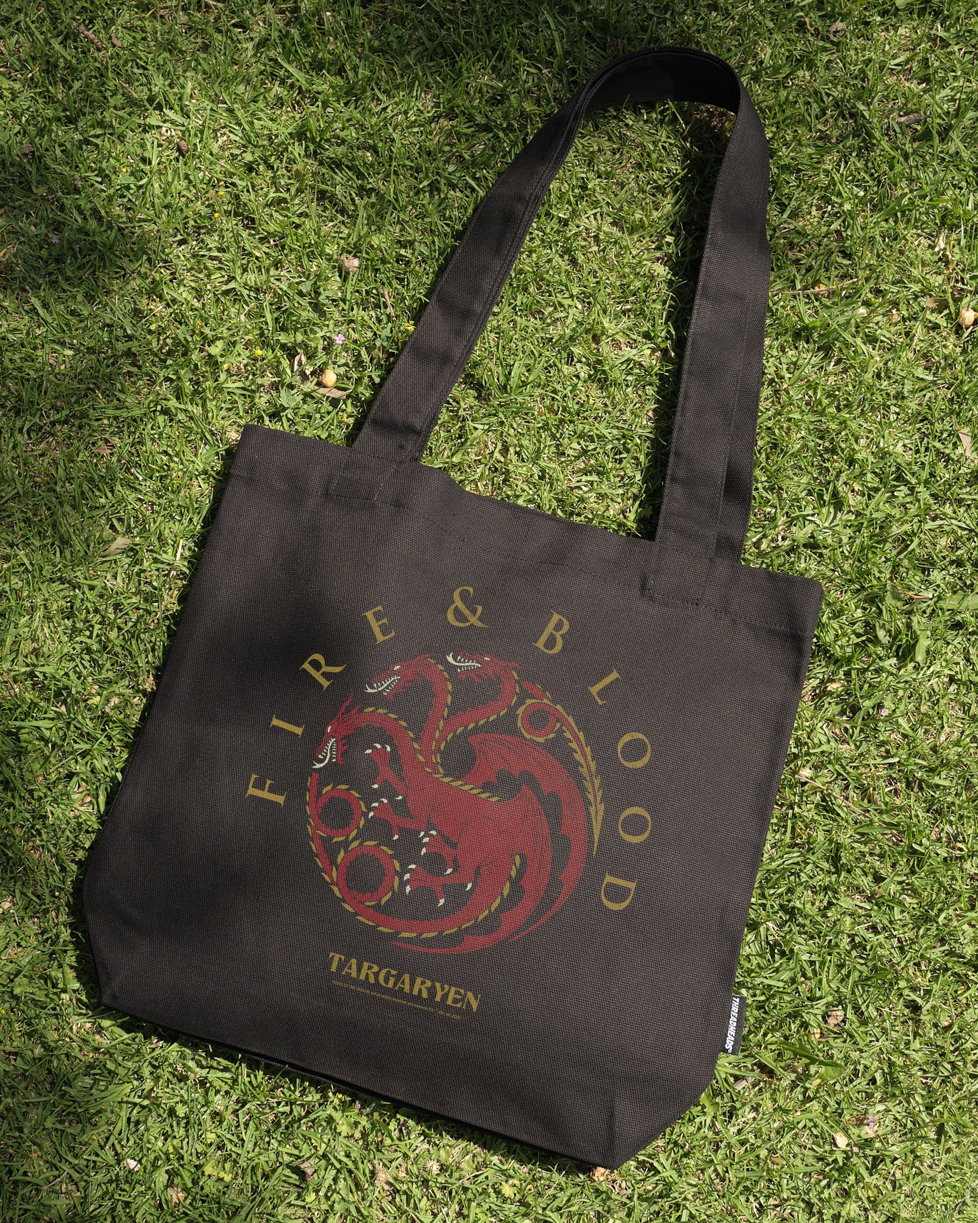 House Targaryen Game of Thrones Tote Bag 100% Cotton Canvas
