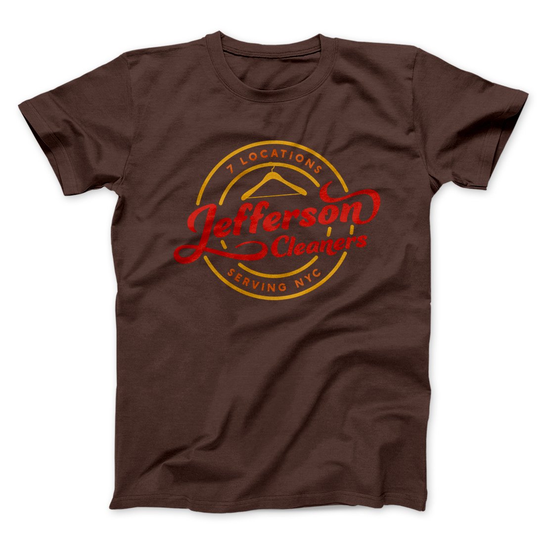 Jefferson Cleaners Men/Unisex T-Shirt - Soft Combed Cotton Crew Neck Modern Fit
