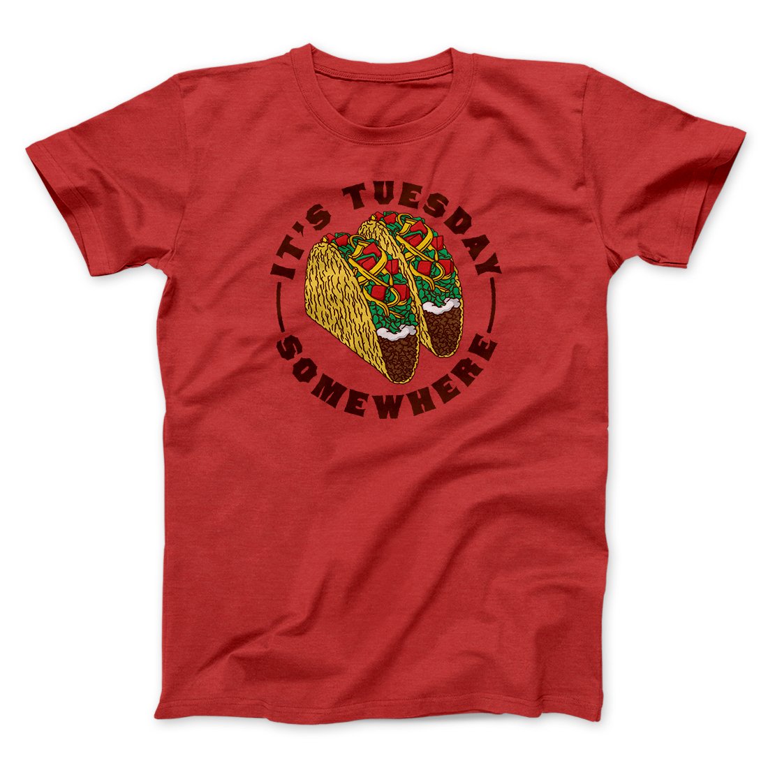 Men's Unisex It's Tuesday Somewhere T-Shirt - Soft Cotton Crew Neck Tee