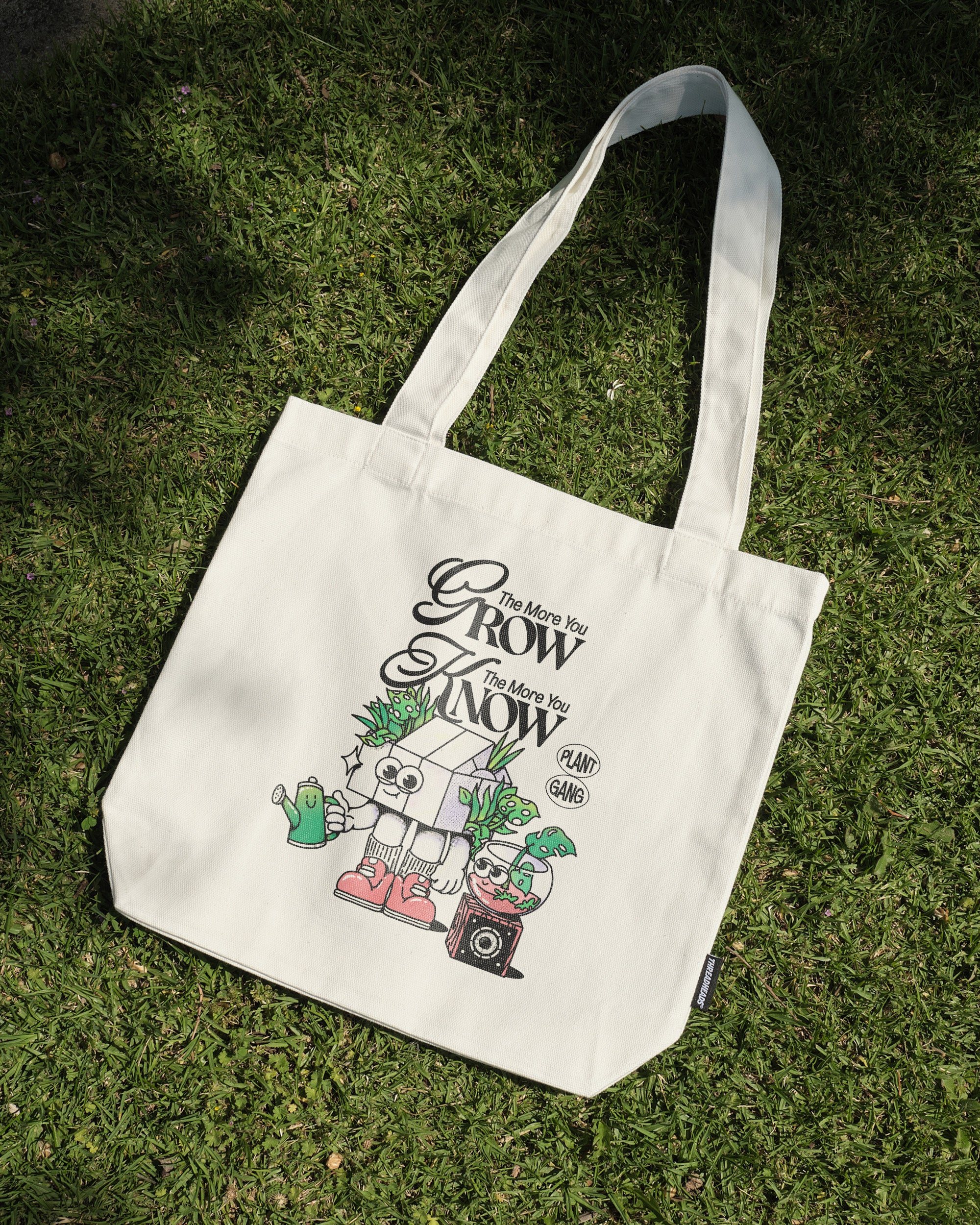 The More You Grow Tote Bag - Premium 100% Cotton Canvas with Reinforced Straps