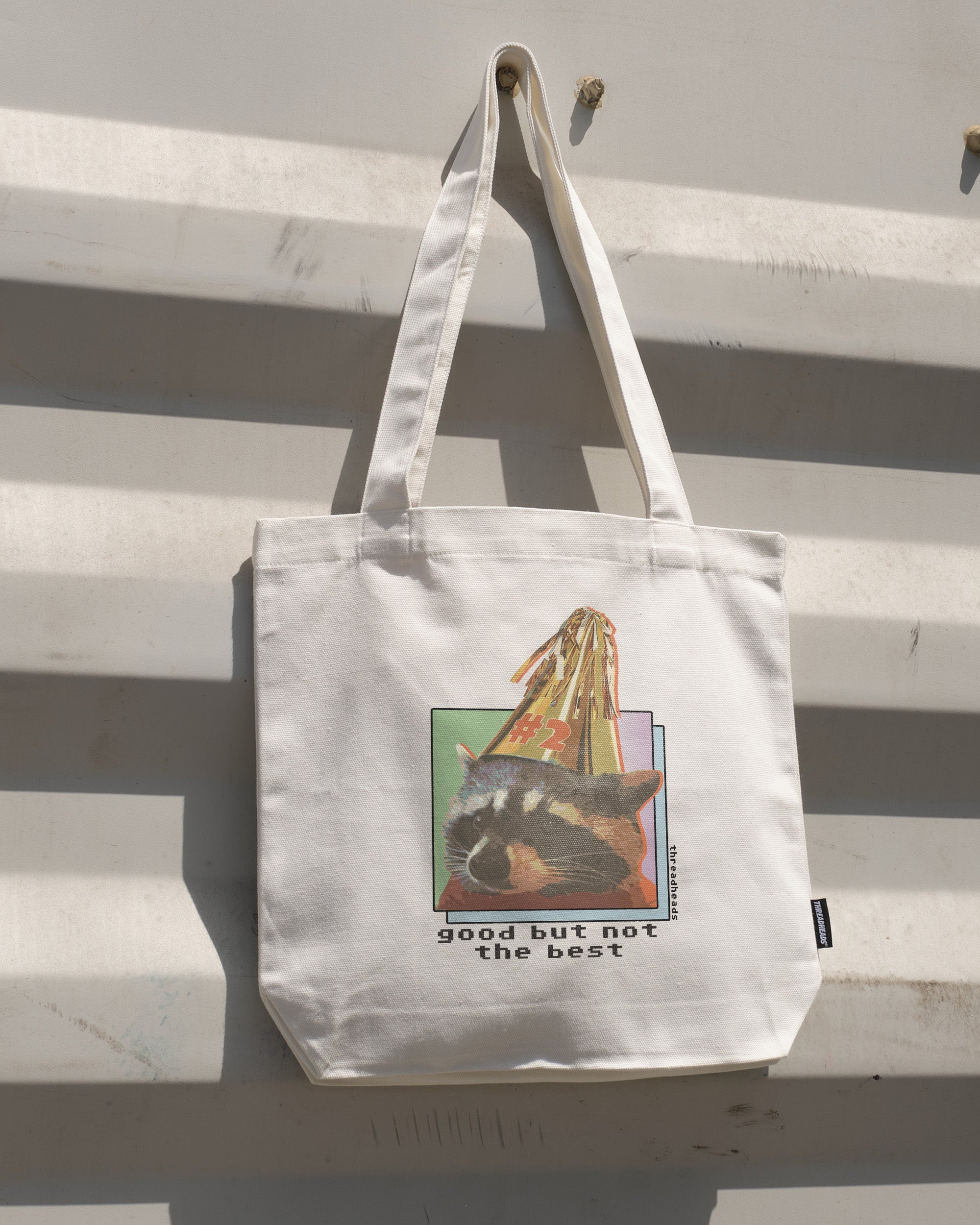 Threadheads Premium Cotton Canvas Tote Bag with Reinforced Straps