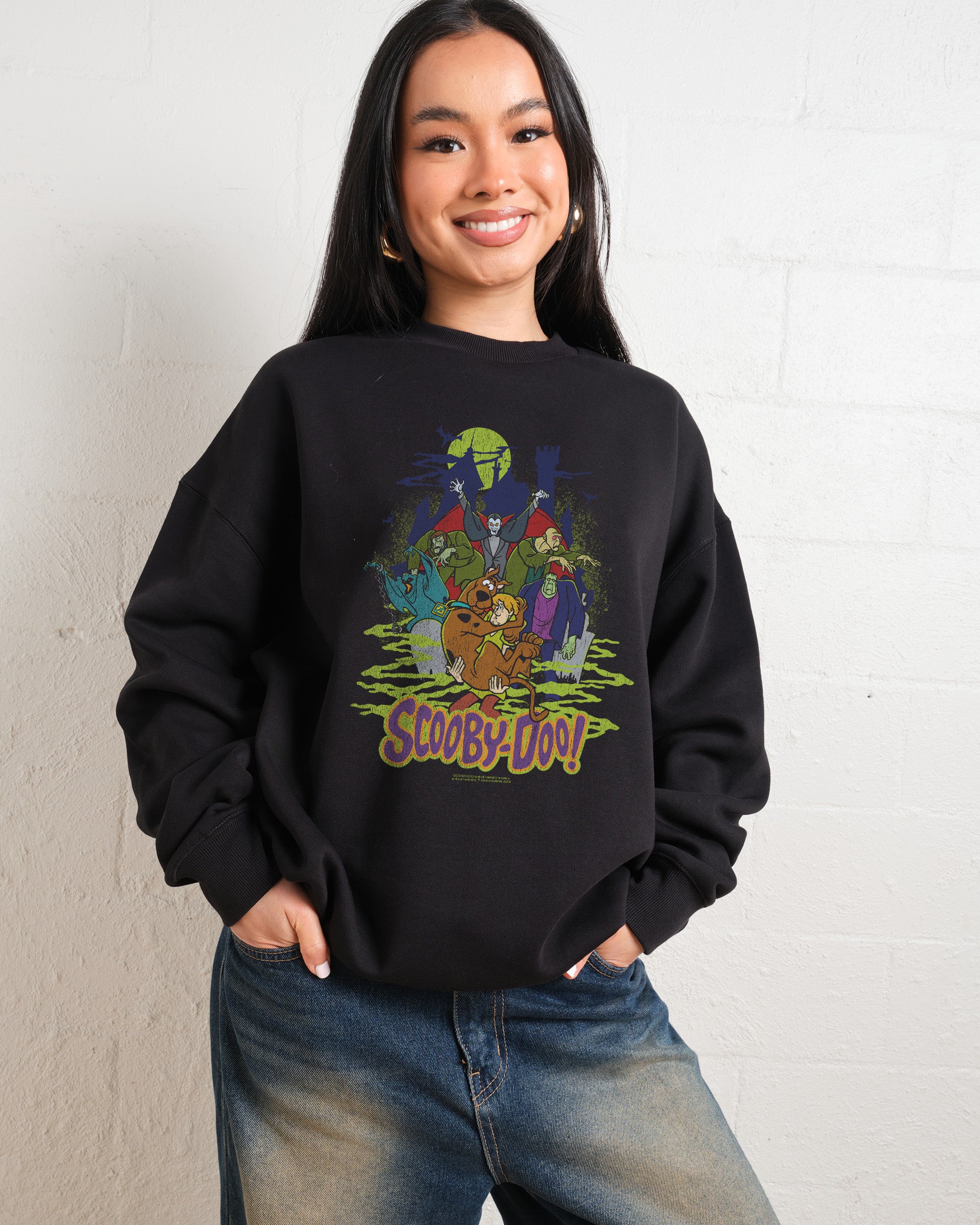 Zoinks Scooby-Doo Unisex Graphic Sweatshirt 340gsm Cotton Polyester Blend