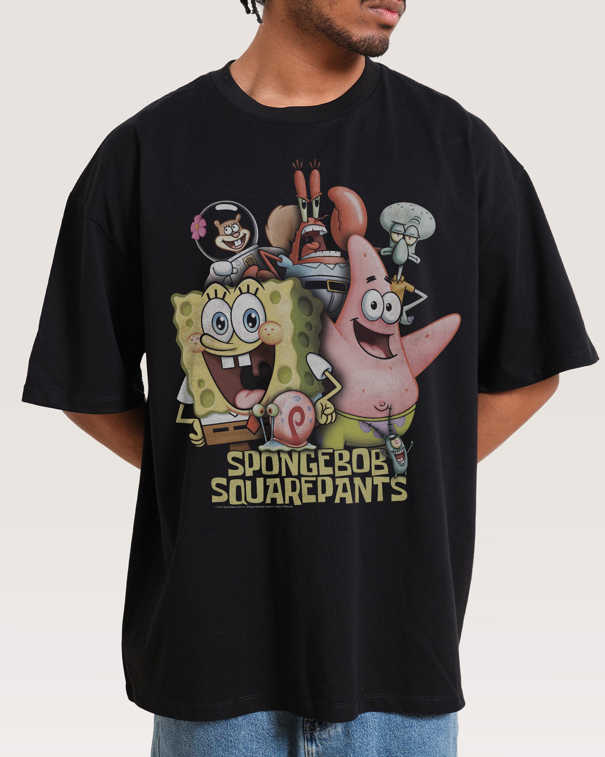 Bikini Bottom Crew Oversized Graphic T-Shirt SpongeBob Collab Unisex