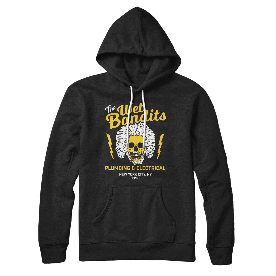 Wet Bandits Unisex Cotton Polyester Pullover Hoodie with Kangaroo Pocket